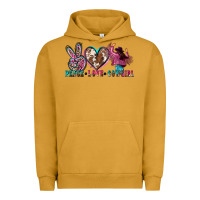 Pigment Peanut Butter peace love cowgirl Urban Hoodie - Zillion Design Studio