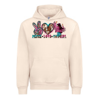 Sandshell peace love cowgirl Urban Hoodie - Zillion Design Studio