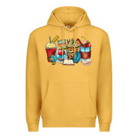 Mustard teacher coffee cups Premium Hoodie - Zillion Design Studio