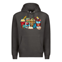 Smoke teacher coffee cups Premium Hoodie - Zillion Design Studio