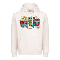 Pale Pink teacher coffee cups Premium Hoodie - Zillion Design Studio