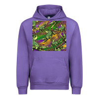Tulip mardi gras louisiana crocodile leopard Urban Hoodie - RanaPortraitStore
