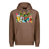 Chestnut summer teacher coffee cups Premium Hoodie - Zillion Design Studio