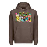 Coffee summer teacher coffee cups Premium Hoodie - Zillion Design Studio