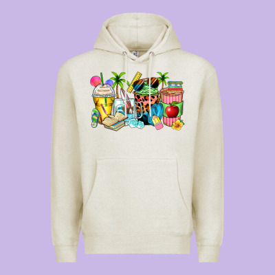 Summer Teacher Coffee Cups Premium Hoodie Designed By Zillion Design Studio