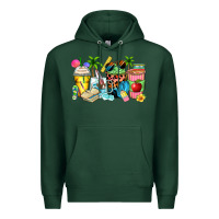 Sports Green summer teacher coffee cups Premium Hoodie - Zillion Design Studio
