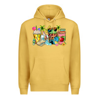 Antique Gold summer teacher coffee cups Premium Hoodie - Zillion Design Studio
