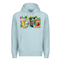 Blue Mist summer teacher coffee cups Premium Hoodie - Zillion Design Studio