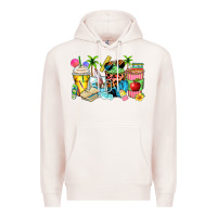 Summer Teacher Coffee Cups Premium Hoodie | Teevron