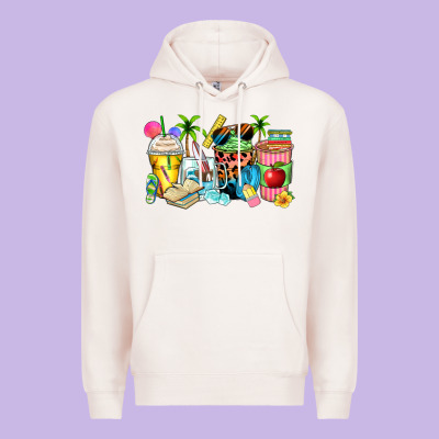 Summer Teacher Coffee Cups Premium Hoodie Designed By Zillion Design Studio