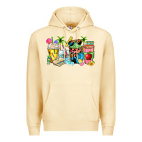 Pina Colada summer teacher coffee cups Premium Hoodie - Zillion Design Studio