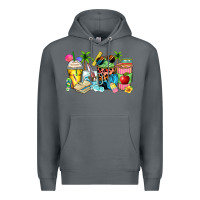 Rock summer teacher coffee cups Premium Hoodie - Zillion Design Studio