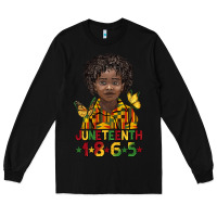 Black juneteenth 1865 black boy Long Sleeve Tee - BarkalooDesign