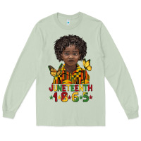 Matcha juneteenth 1865 black boy Long Sleeve Tee - BarkalooDesign