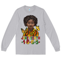 Moon Dust juneteenth 1865 black boy Long Sleeve Tee - BarkalooDesign