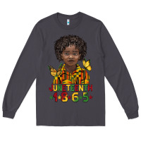 Smoke juneteenth 1865 black boy Long Sleeve Tee - BarkalooDesign