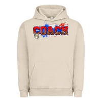 Pigment French Oak coach Urban Hoodie - texasbilliewilder