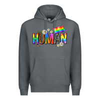 Rock human with daisies Premium Hoodie - texasbilliewilder