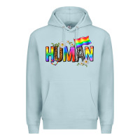 Blue Mist human with daisies Premium Hoodie - texasbilliewilder