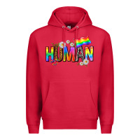 Cardinal human with daisies Premium Hoodie - texasbilliewilder