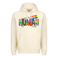 Sandshell human with daisies Premium Hoodie - texasbilliewilder