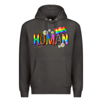 Smoke human with daisies Premium Hoodie - texasbilliewilder