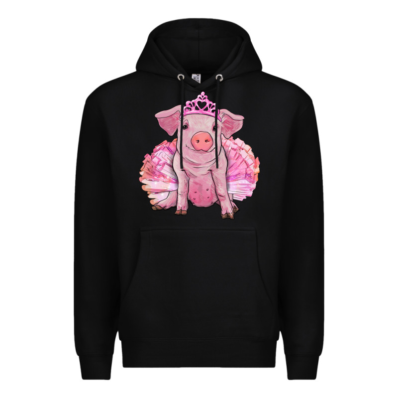 Balerina Pig With Tutu Premium Hoodie by RanaPortraitStore | Teevron
