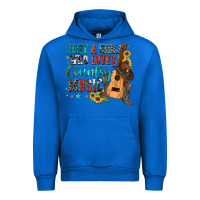 Cobalt just a girl who loves country music Urban Hoodie - Zillion Design Studio