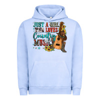 Pigment Grape Ice just a girl who loves country music Urban Hoodie - Zillion Design Studio