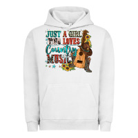 Pigment Lunar Rock just a girl who loves country music Urban Hoodie - Zillion Design Studio
