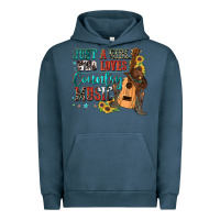 Pigment Midnight Navy just a girl who loves country music Urban Hoodie - Zillion Design Studio