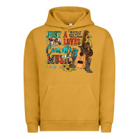 Pigment Peanut Butter just a girl who loves country music Urban Hoodie - Zillion Design Studio