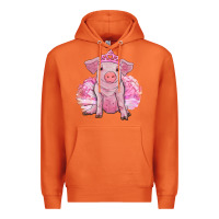 Carrot Balerina pig with tutu Premium Hoodie - RanaPortraitStore