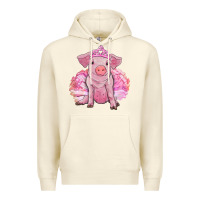 Sandshell Balerina pig with tutu Premium Hoodie - RanaPortraitStore