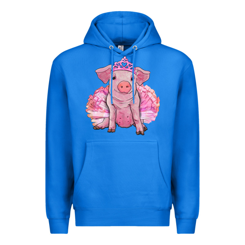 Balerina Pig With Tutu Premium Hoodie by RanaPortraitStore | Teevron