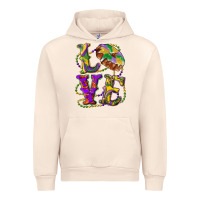 Sandshell Mardi Gras Love With King Cake Urban Hoodie - RanaPortraitStore