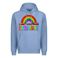 Colony Blue i cant even think straight Premium Hoodie - texasbilliewilder