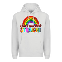 Dove Grey i cant even think straight Premium Hoodie - texasbilliewilder