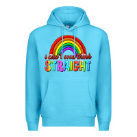 Ocean Blue i cant even think straight Premium Hoodie - texasbilliewilder