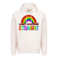 Pale Pink i cant even think straight Premium Hoodie - texasbilliewilder