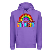 Purple i cant even think straight Premium Hoodie - texasbilliewilder