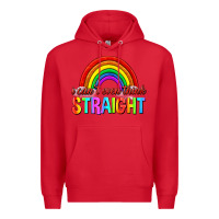 Red i cant even think straight Premium Hoodie - texasbilliewilder