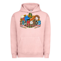 Pigment Salmon diamonds are a girls best friend Urban Hoodie - texasbilliewilder