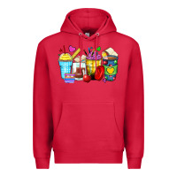 Cardinal school coffee cups Premium Hoodie - Zillion Design Studio