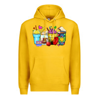 Lemon school coffee cups Premium Hoodie - Zillion Design Studio