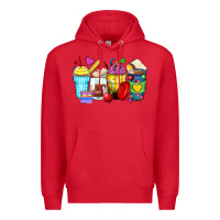 Red school coffee cups Premium Hoodie - Zillion Design Studio