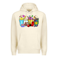 Sandshell school coffee cups Premium Hoodie - Zillion Design Studio