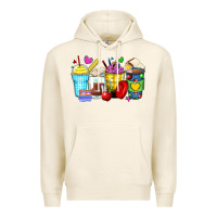 Tofu school coffee cups Premium Hoodie - Zillion Design Studio
