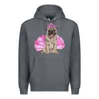 Rock Balerina pug with tutu Premium Hoodie - RanaPortraitStore