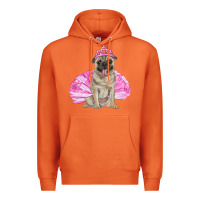 Carrot Balerina pug with tutu Premium Hoodie - RanaPortraitStore